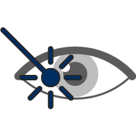 Icon Laserstrahl