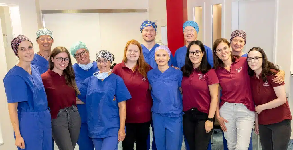 Gruppenfoto Team Augenklinik-Walsum