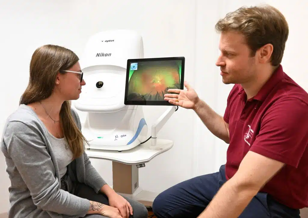 Optomap - Ultraweitwinkeluntersuchung Netzhaut