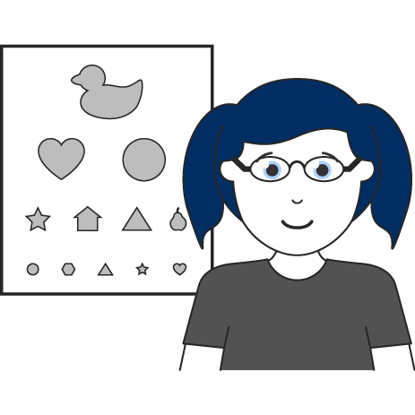 Icon Sehtest Kinder