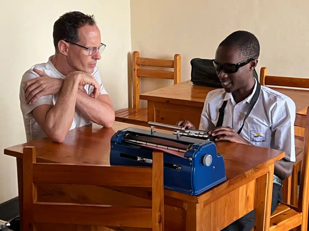 Besuch in der Blindenschule in Kibeho